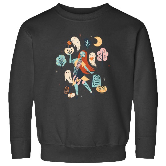 Disneyss The Nightmare Before Christmas Sally Ghosts Halloween Sweatshirts