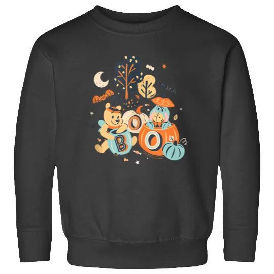 Disneyss Winnie The Pooh And Eeyore Halloween Boo Sweatshirts