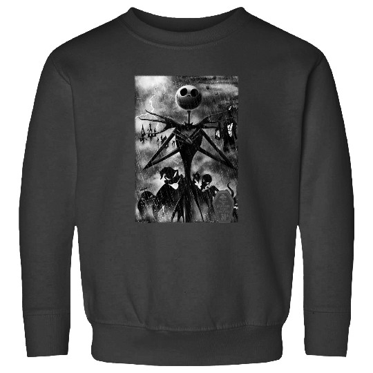Disneyss The Nightmare Before Christmas Jack In Graveyard Sweatshirts