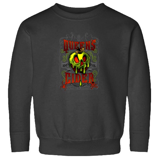 Disneyss Snow White Queen's Cider Poison Apple 100 Evil Logo Sweatshirts