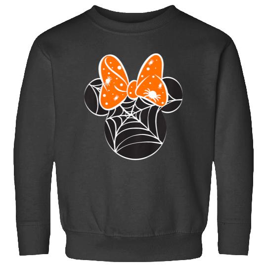 Kids Disneyss Mickey And Friends Halloween Minnie Spiderweb Toddler Sweatshirts