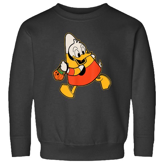 Disneyss Donald Duck Candy Corn Costume Spooky Cute Halloween Sweatshirts