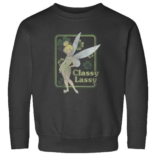 Disney Peter Pan Tinker Bell St. Patricks Day Classy Lassy Tank Top Sweatshirts