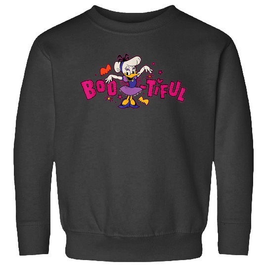 Disneyss Daisy Duck In Costume Boo tiful Spooky Cute Halloween Sweatshirts