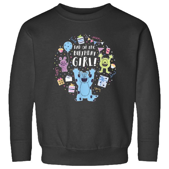 Disneyss And Pixarss Monsters Inc Dad Of The Birthday Girl Sweatshirts