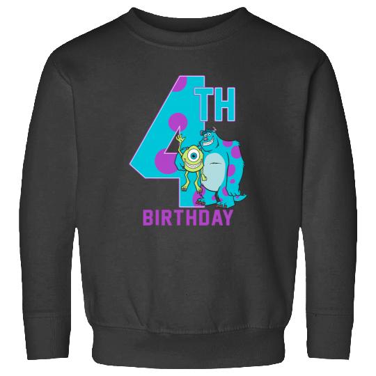 Disney Pixars Monsters Inc. Mike Sully Happy 4th Birthday Sweatshirts
