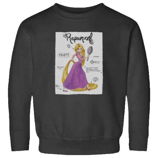 Disney Tangled Rapunzel Fashion Callouts Sweatshirts