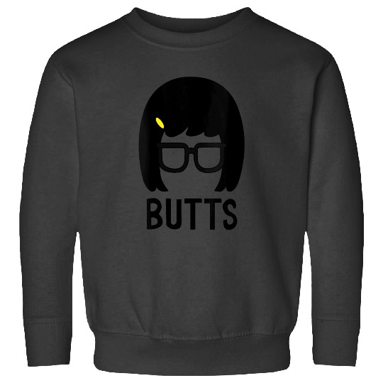 Womens Bobs Burgers Tina Belcher Butts VNeck Sweatshirts