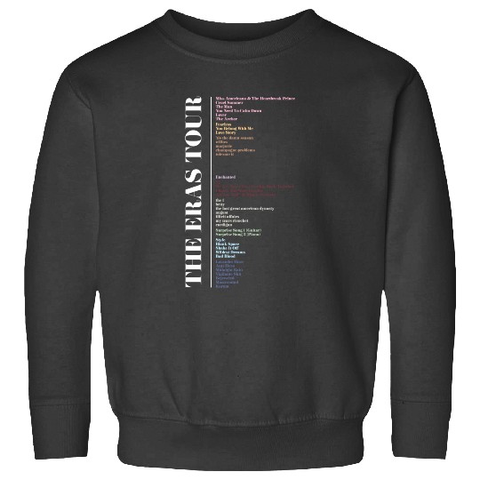 ERAS TOUR Setlist Classic Sweatshirts
