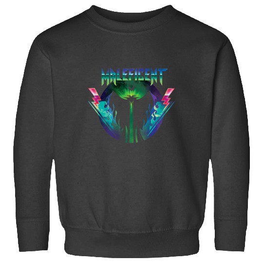 Disney Villains Maleficent 90s Rock Band Neon Sweatshirts