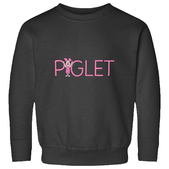 Disney Winnie the Pooh Piglet Lettering Sweatshirts