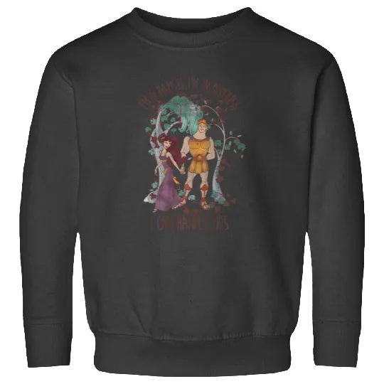 Disney Hercules Meg Im In Distress I Can Handle This Premium Sweatshirts
