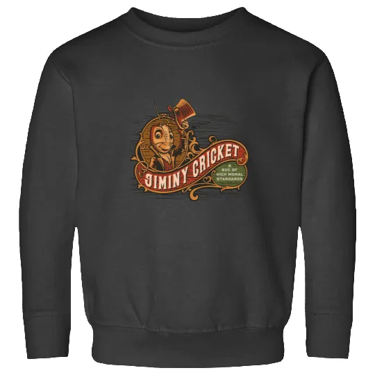 Disney Pinocchio Jiminy Cricket High Moral Standards Sweatshirts