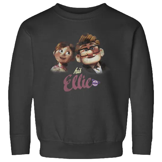 Disneyss Pixars Up Carl Ellie Couple His Ellie Distressed Sweatshirts