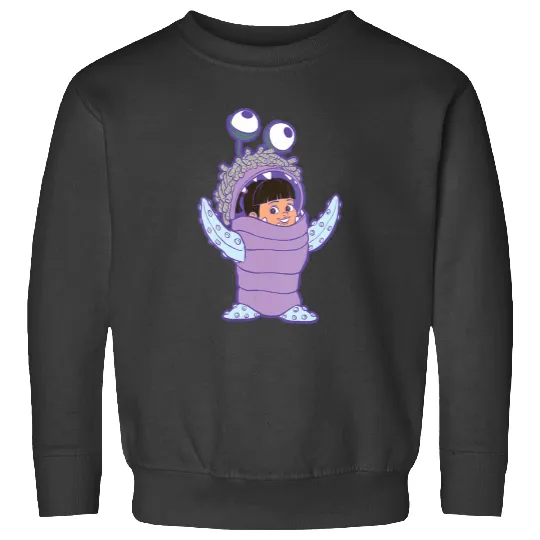 Womens Disney and Pixars Monsters Inc. Boo Pink VNeck Sweatshirts