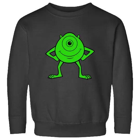 Disney Pixarss Monsters Inc. Mike Wazowski Cyclops Retro Sweatshirts