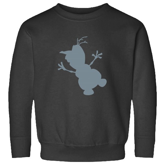 disney frozens Pocket Olaf Silhouette Sweatshirts