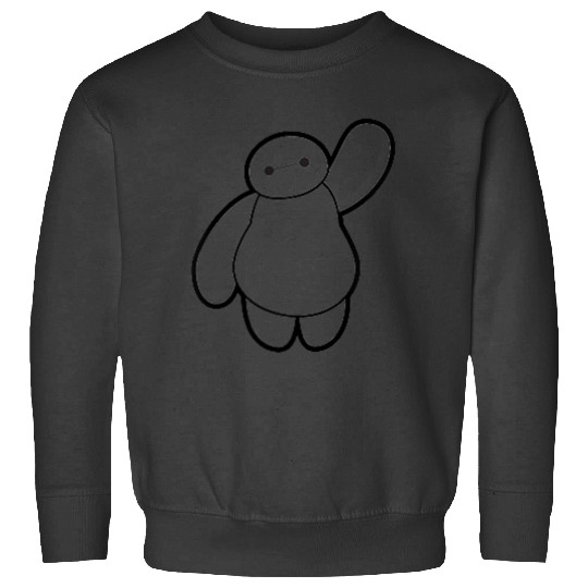 Disneyss Big Hero 6 Baymax Waiving Pocket Sweatshirts
