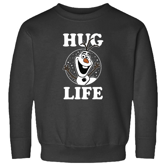 disney frozens Olaf Hug Life Portrait Sweatshirts