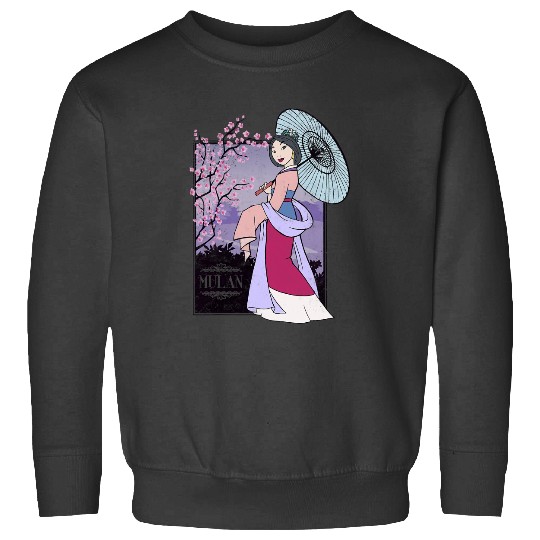 Disney Mulan Honor To Us All Cherry Blossoms Graphic Sweatshirts