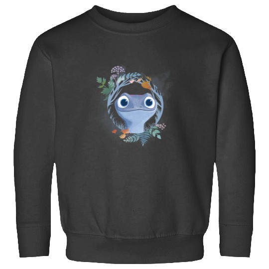 disney frozens 2 Bruni The Salamander Watercolor Portrait Sweatshirts