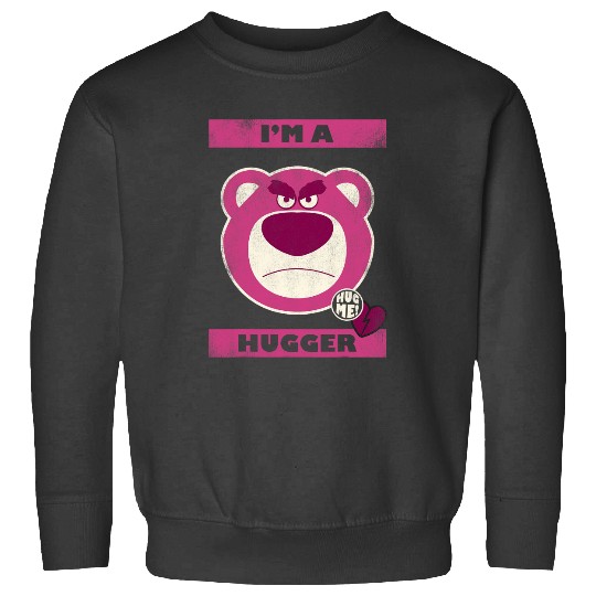Disney Pixars Toy Story Lotso Bear Im a Hugger Hearts Sweatshirts