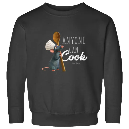 Womens Disney Pixarss Ratatouille Remy Anyone Can Cook VNeck Sweatshirts