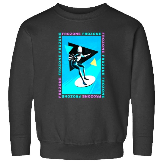 Disney Pixars Incredibles 2 Frozone Retro Graphic Sweatshirts