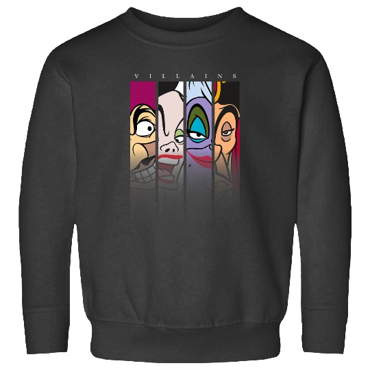 Disney Villains Ursula Captain Hook Cruella Jafar Sweatshirts