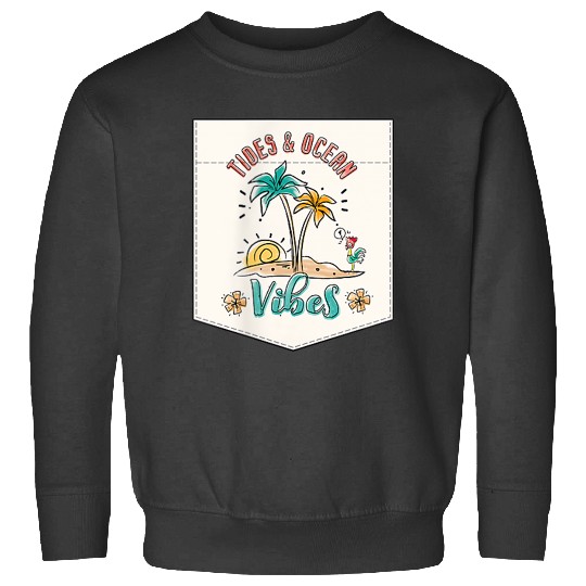 Disneyss Moana Hei Hei Tides Ocean Vibes Sweatshirts