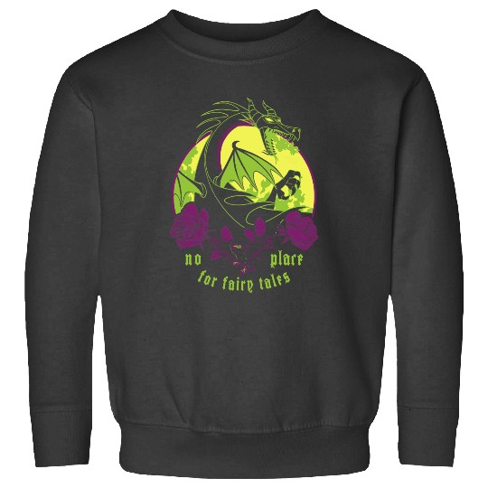 Disney Villains Maleficent Dragon No Place For Fairy Tales Sweatshirts