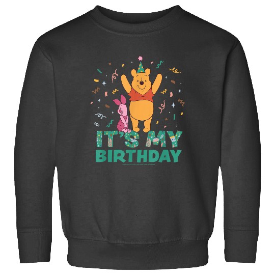 Disney Winnie The Pooh Piglet Its My Birthday Party Sweatshirts