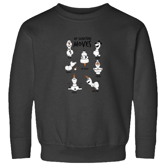 Disney Frozens 2 Olaf My Signature Moves Character Textbook T-Shirt Sweatshirts
