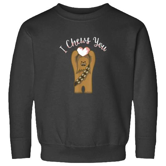 Stars Wars Valentine's Day Chewbacca I Chews You Disney+ T-Shirt Sweatshirts
