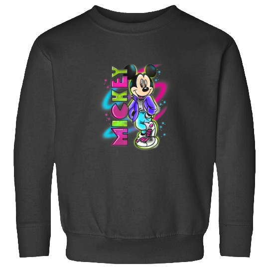 Disney Mickey Mouse Airbrush T-Shirt Sweatshirts