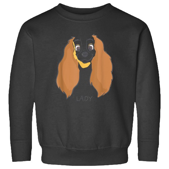 Disneyss Lady And The Tramp Lady Faces Sketch Costume Sweatshirts