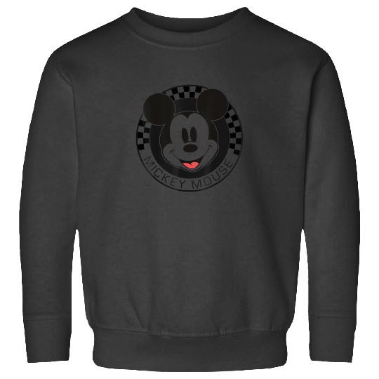 Disney Mickey And Friends Mickey Mouse Checkerboard Circle Short Sleeve T-Shirt For unisex-child, Small Sweatshirts
