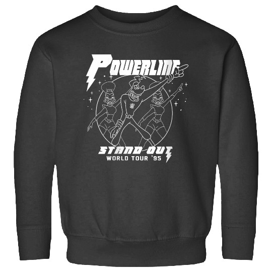 Disney A Goofy Movie Powerline World Tour Outline Poster Sweatshirts