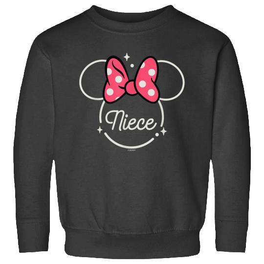 Disney Minnie Mouse Niece Head Icon Magic Family Trip Sweatshirts