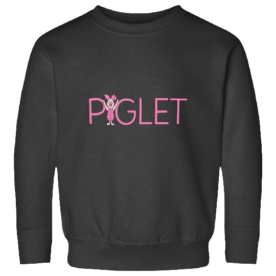Disney Winnie the Pooh Piglet Lettering Sweatshirts