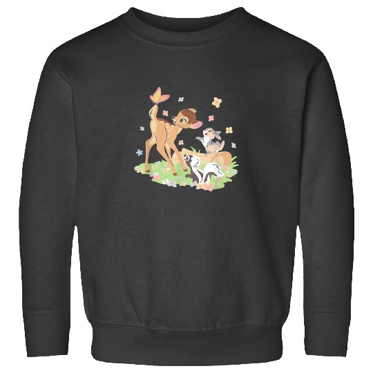 Disney Bambi Thumper Flower Pastel Spring Easter Sweatshirts