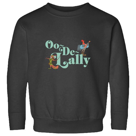 Disney Robin Hood Oo-De-Lally Iconic Quote Chest Text Logo Sweatshirts