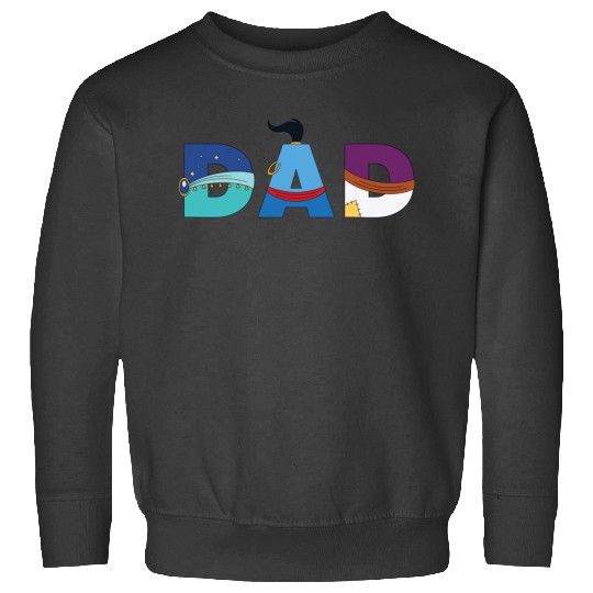 Disney Aladdin Jasmine Genie Fathers Day Birthday Dad Sweatshirts