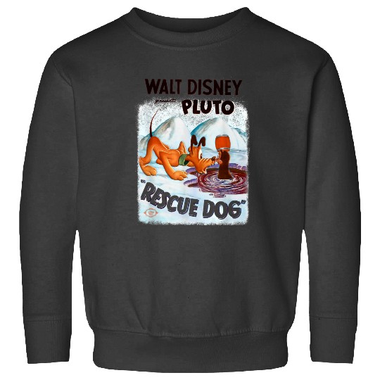 Disneyss Pluto Rescue Dog Salty The Seals Retro Vintages Classic Sweatshirts
