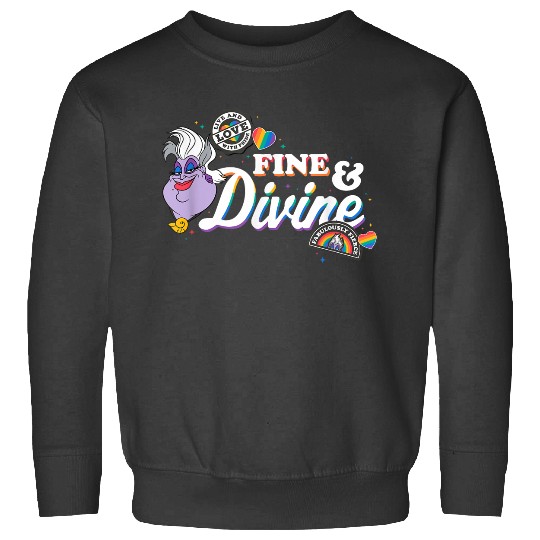 Disney Villains Pride Ursula Fine Divine Stickers Sweatshirts