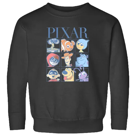 Disney  Multi Franchise Group Shot Big Chest Panels Sweatshirts