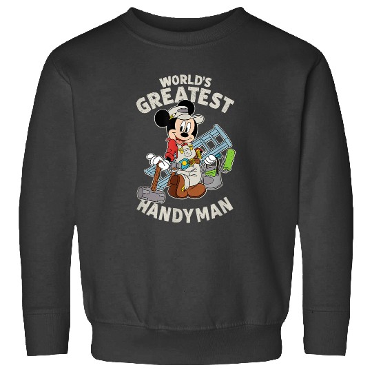 Disneyss Mickey Mouse World's Greatest Handyman Sweatshirts