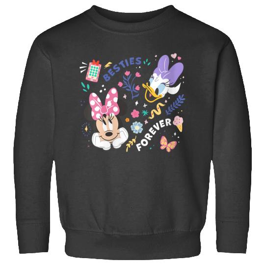 Womens Disney Mickey And Friends Minnie Daisy Besties Forever Sweatshirts