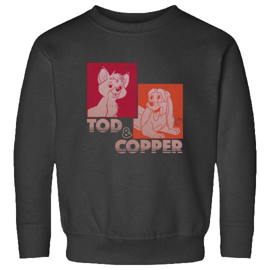 Disney The Fox and the Hounds Tod Copper Retro Sweatshirts