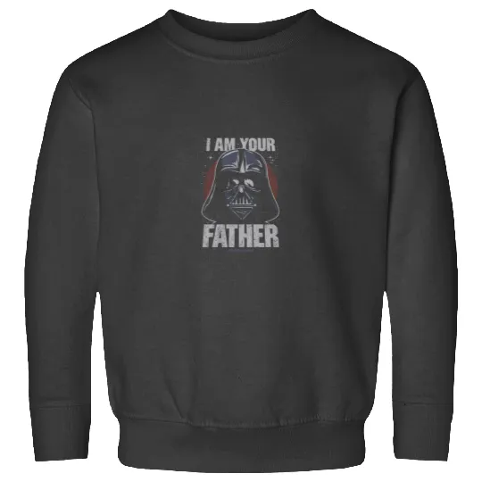 Star Warss Darth Vader I Am Your Father Dark Portrait Disneyss+ Sweatshirts